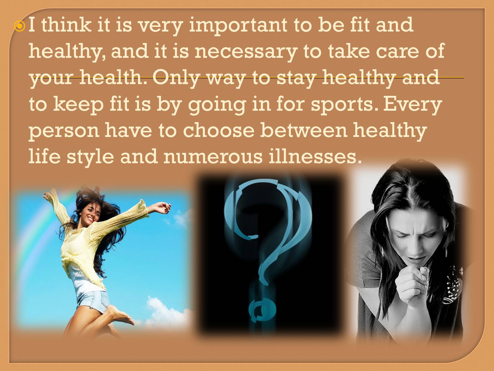 Презентація на тему «Healthy lifestyle» (варіант 2) - Слайд #8