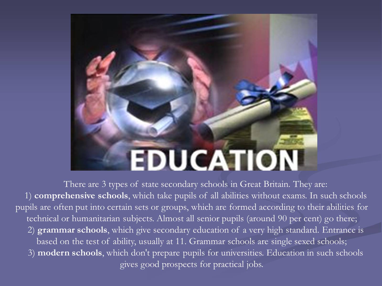 Презентація на тему «Education in Great Britain» (варіант 3) - Слайд #5
