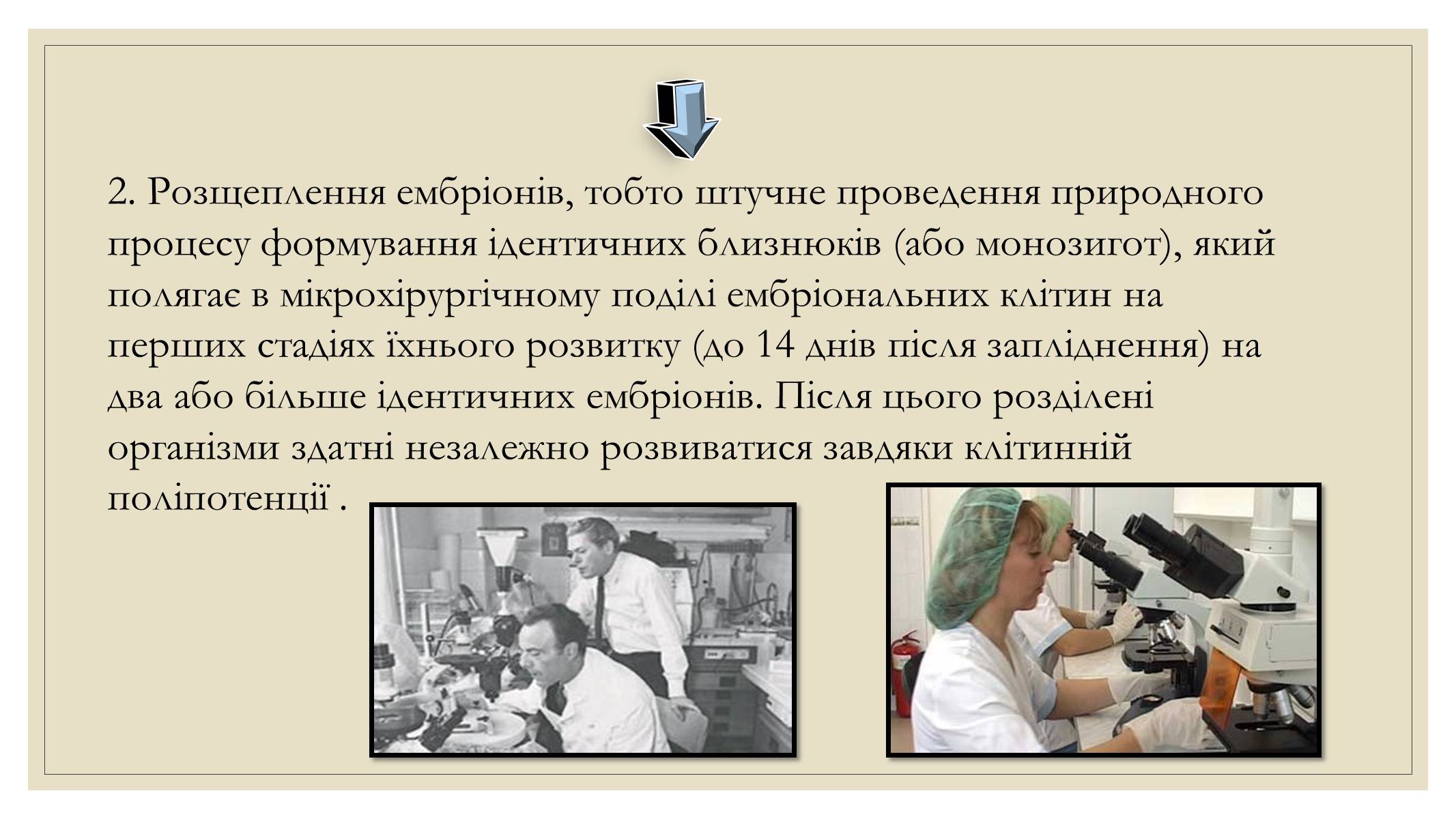 Презентація на тему «Ембріотехнології та стовбурові клітини. Клонування» - Слайд #12