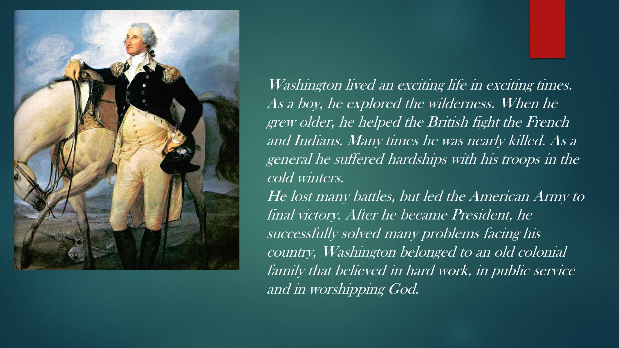 Презентація на тему «George Washington» (варіант 1) - Слайд #2
