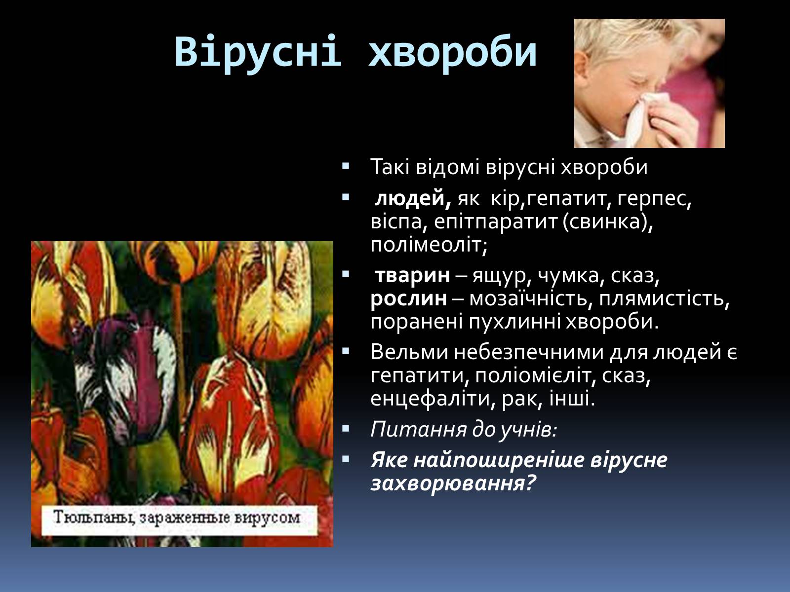 Презентація на тему «Вірусні захворювання» (варіант 4) - Слайд #3