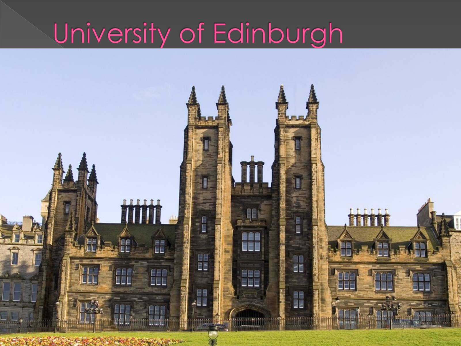 Презентація на тему «University of Edinburgh» - Слайд #1
