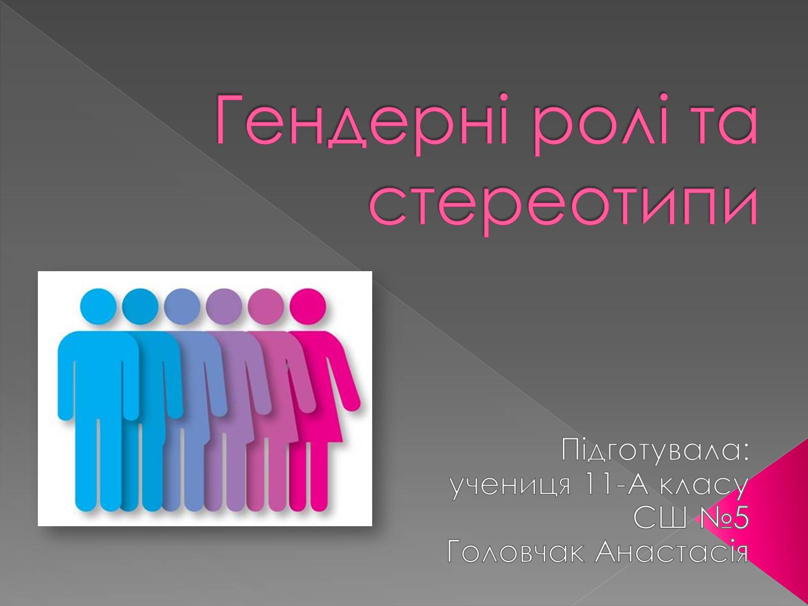 Презентація на тему «Гендерні ролі та стереотипи» - Слайд #1