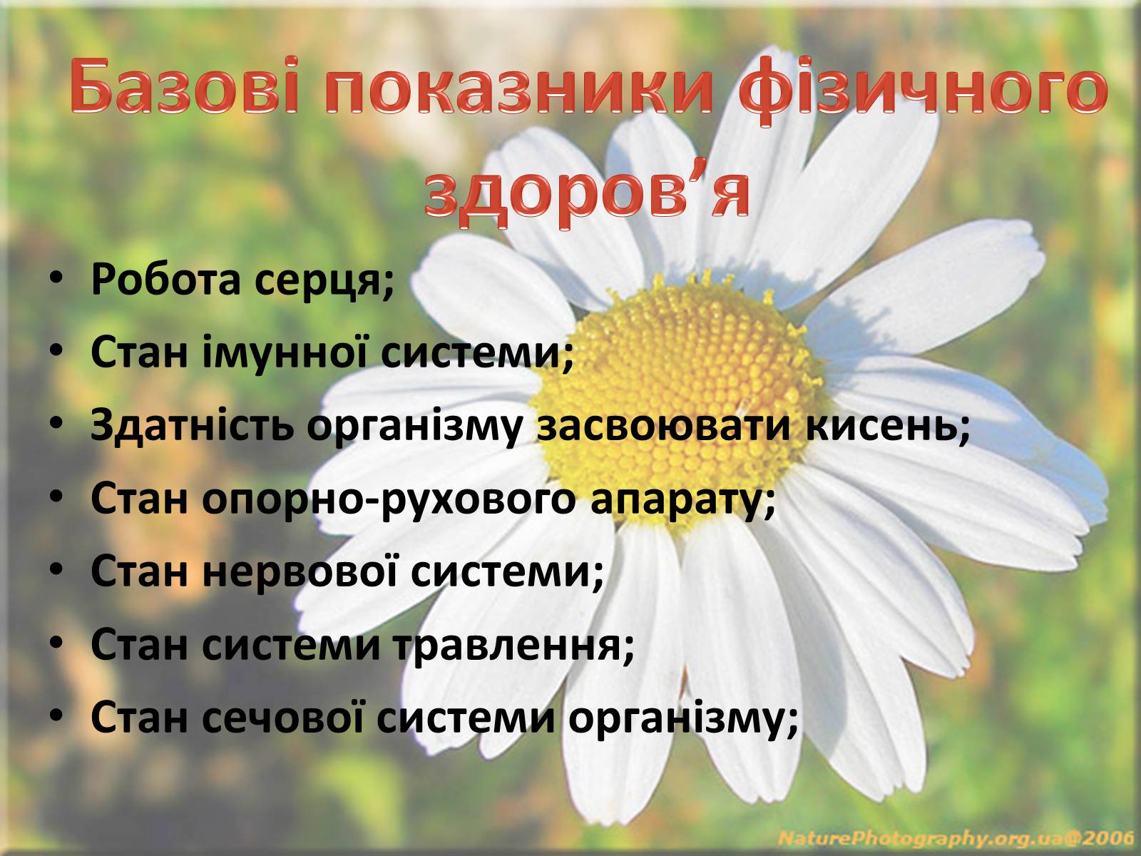 Презентація на тему «Здоровий спосіб життя» (варіант 5) - Слайд #6