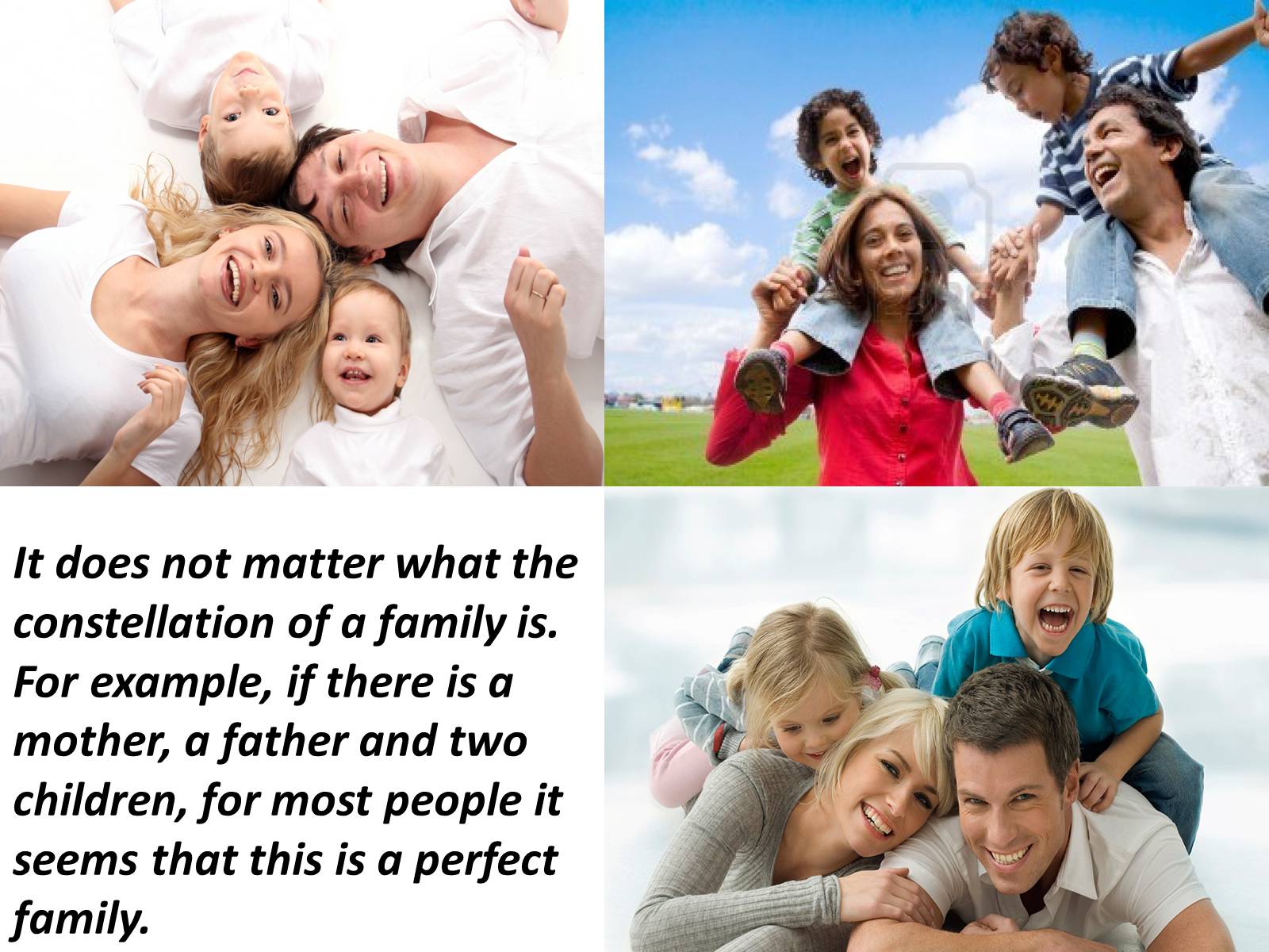 Презентація на тему «Ideal Family» - Слайд #6