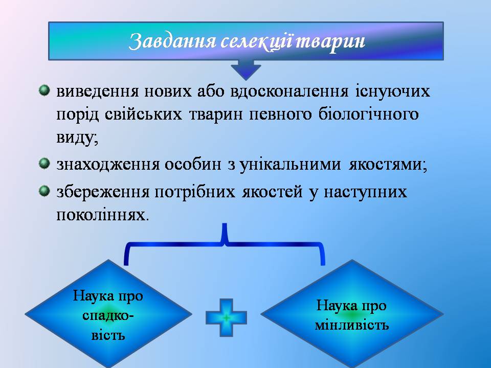 Презентація на тему «Селекція тварин» (варіант 3) - Слайд #3