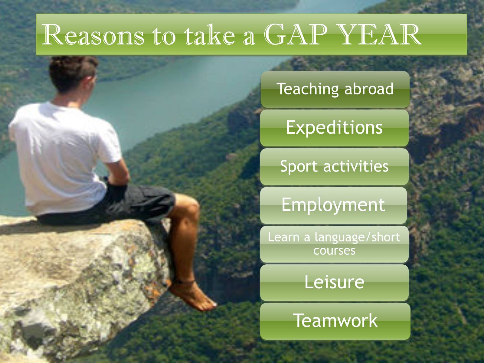 Презентація на тему «Taking a gap year» - Слайд #5