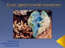 Презентація на тему «Клас Двостулкові молюски»