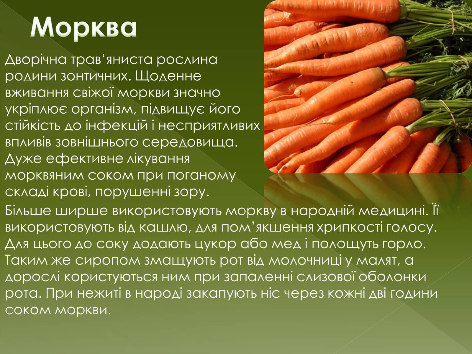 Презентація на тему «Овочеві культури – як лікарські препарати» - Слайд #12