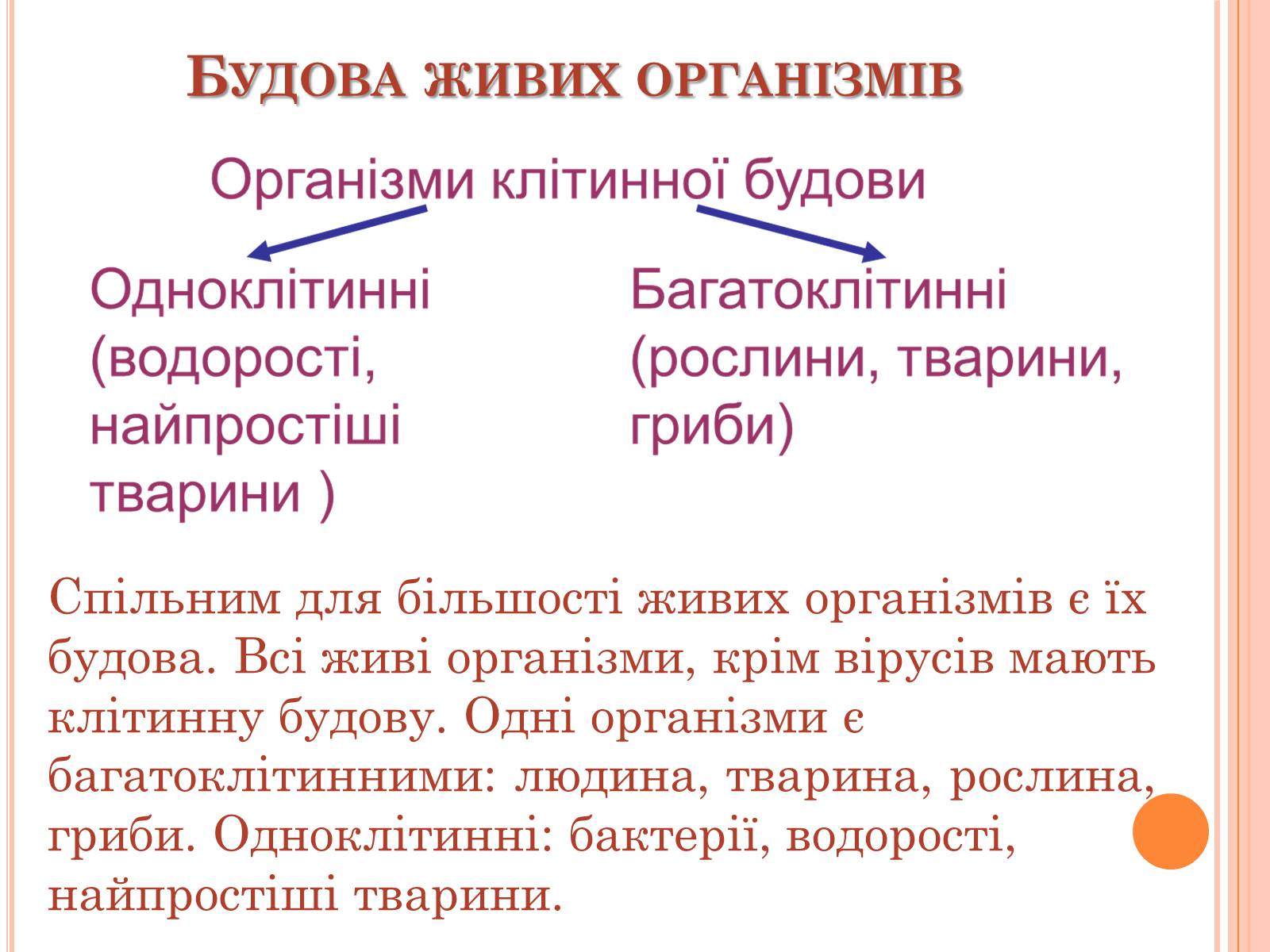 Презентація на тему «Властивості організмів. Їхній ріст та розвиток» (варіант 2) - Слайд #7