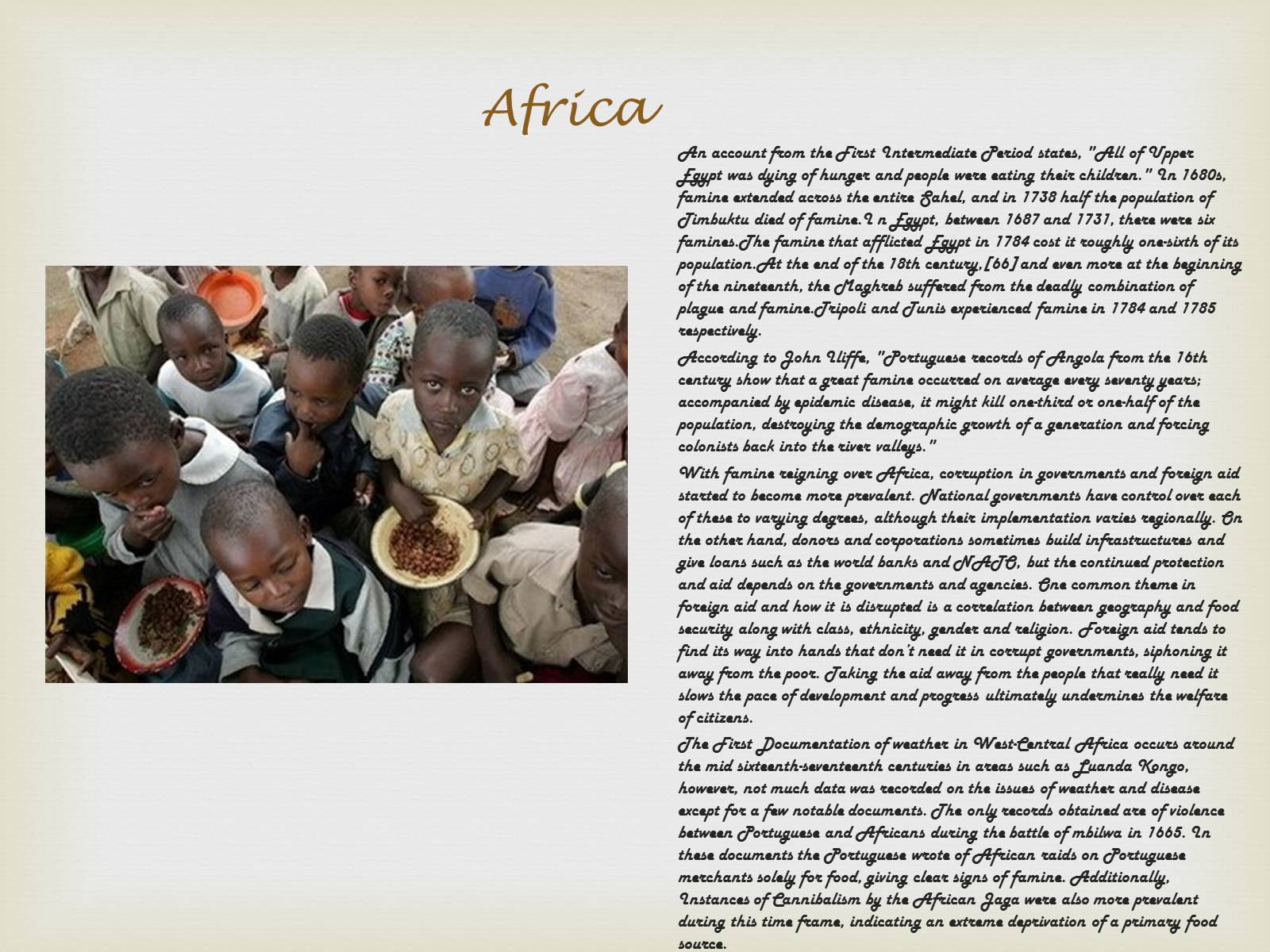 Презентація на тему «Drought And Famine» - Слайд #22