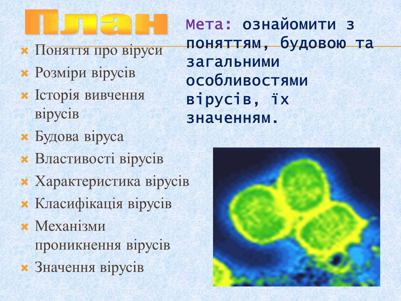 Презентація на тему «Віруси, їхня будова, життєвий цикл» (варіант 1) - Слайд #2