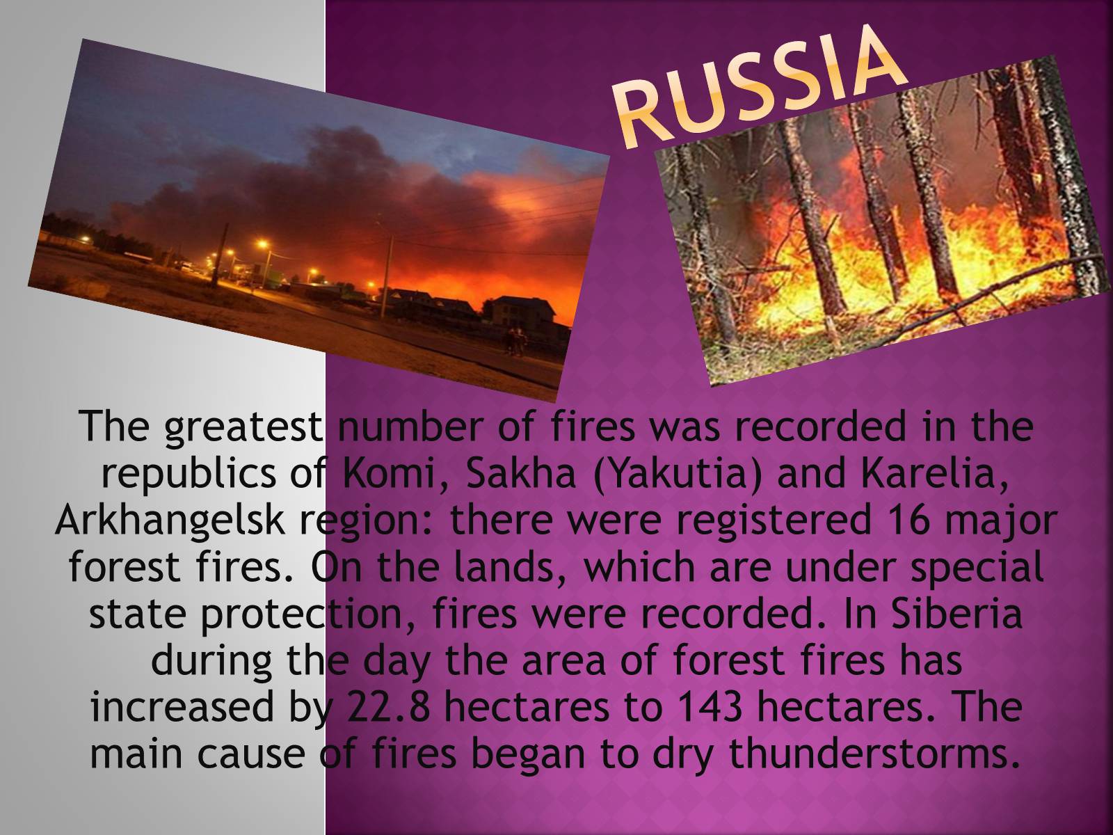 Презентація на тему «Forest fire» (варіант 2) - Слайд #9