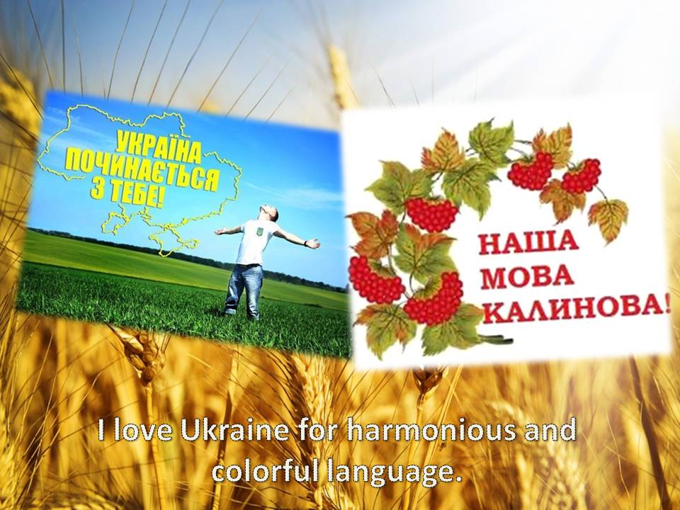 Презентація на тему «Why I love Ukraine?» - Слайд #11