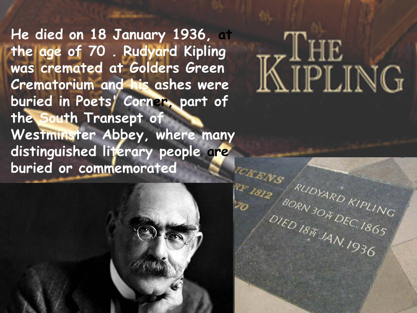 Презентація на тему «Joseph Rudyard Kipling» - Слайд #22