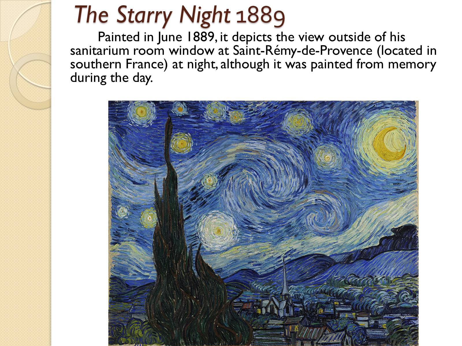 Презентація на тему «Vincent Willem van Gogh» (варіант 1) - Слайд #9