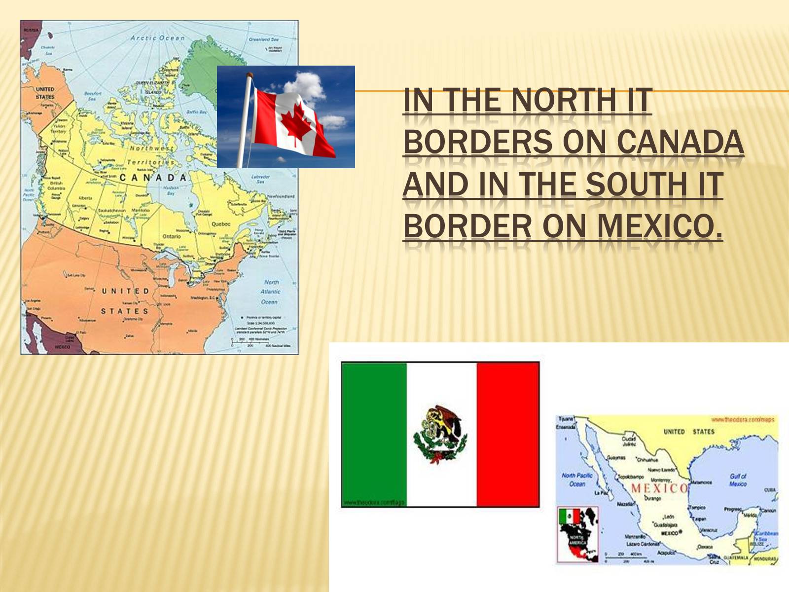 Презентація на тему «Geographical position of the USA» (варіант 1) - Слайд #3