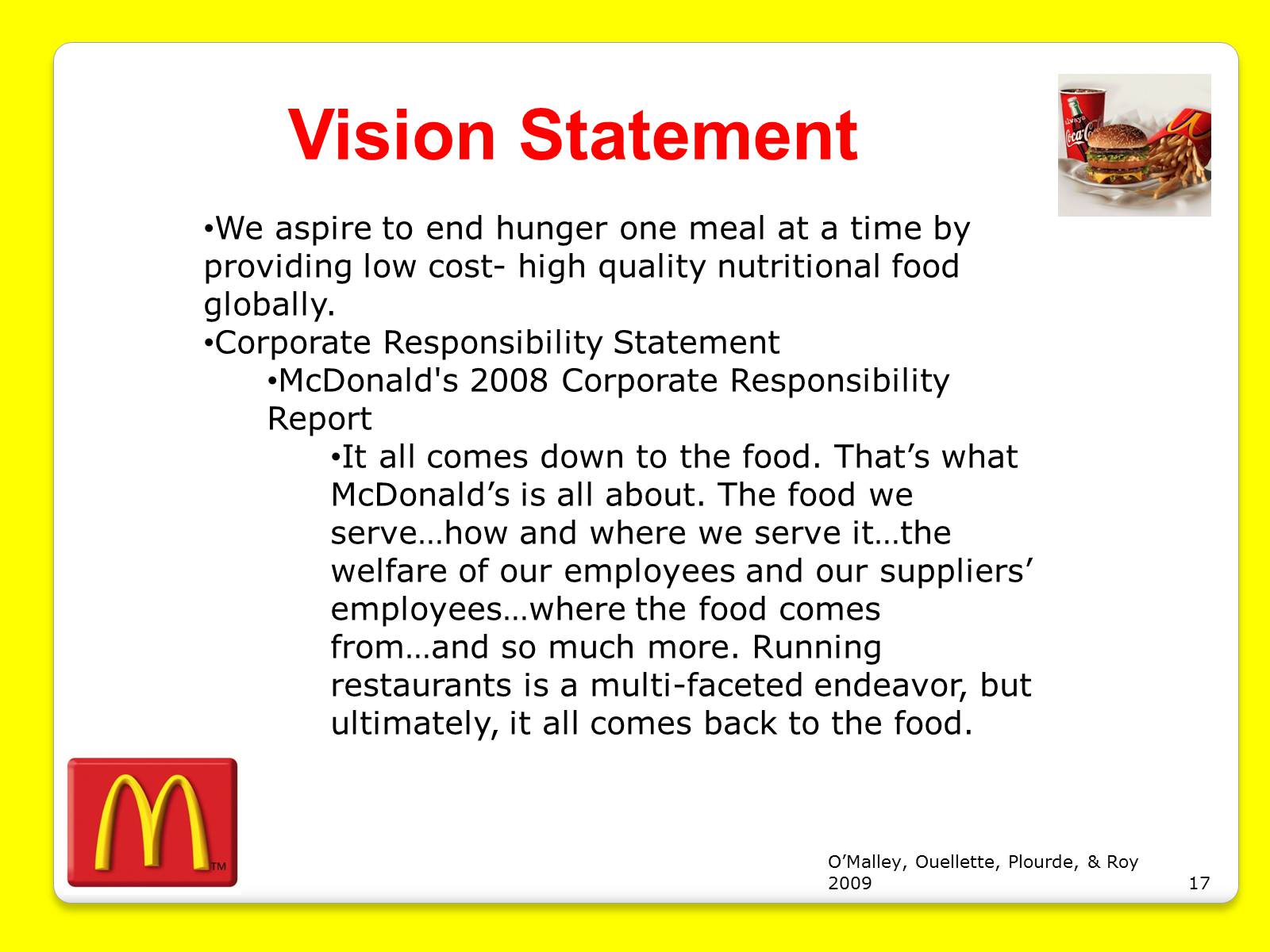 Презентація на тему «McDonald&#8217;s Corporation» - Слайд #17