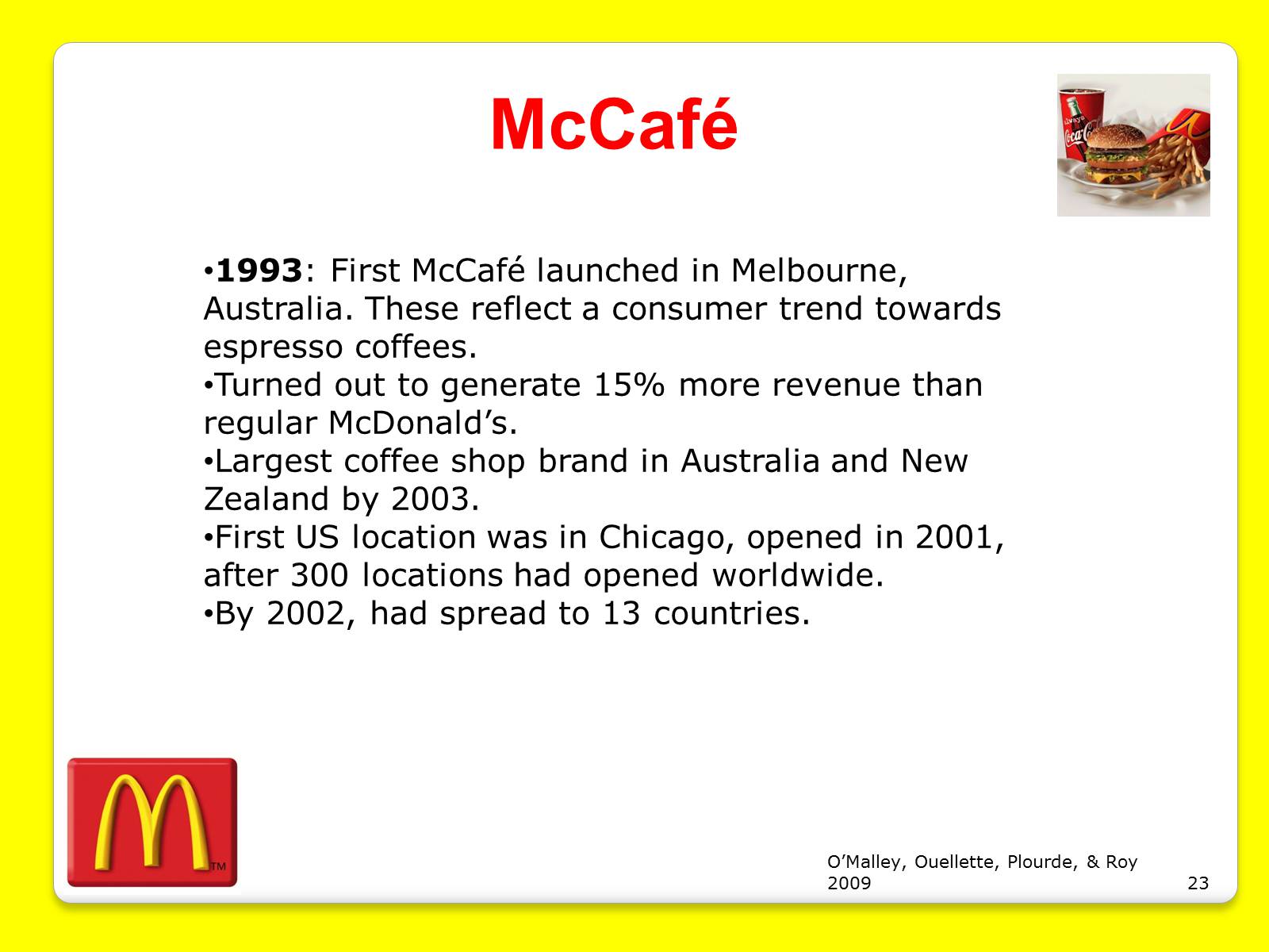 Презентація на тему «McDonald&#8217;s Corporation» - Слайд #23