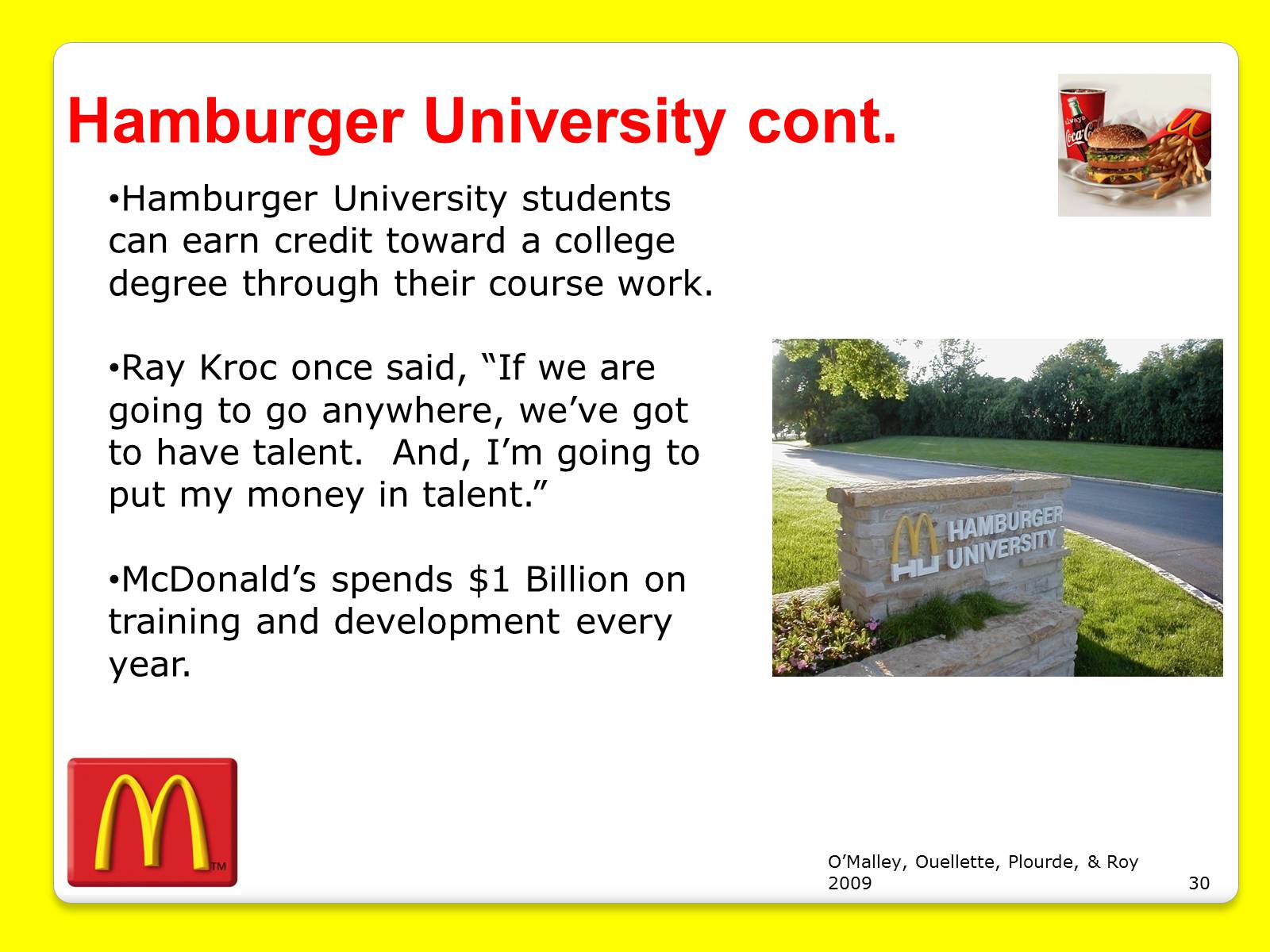 Презентація на тему «McDonald&#8217;s Corporation» - Слайд #30