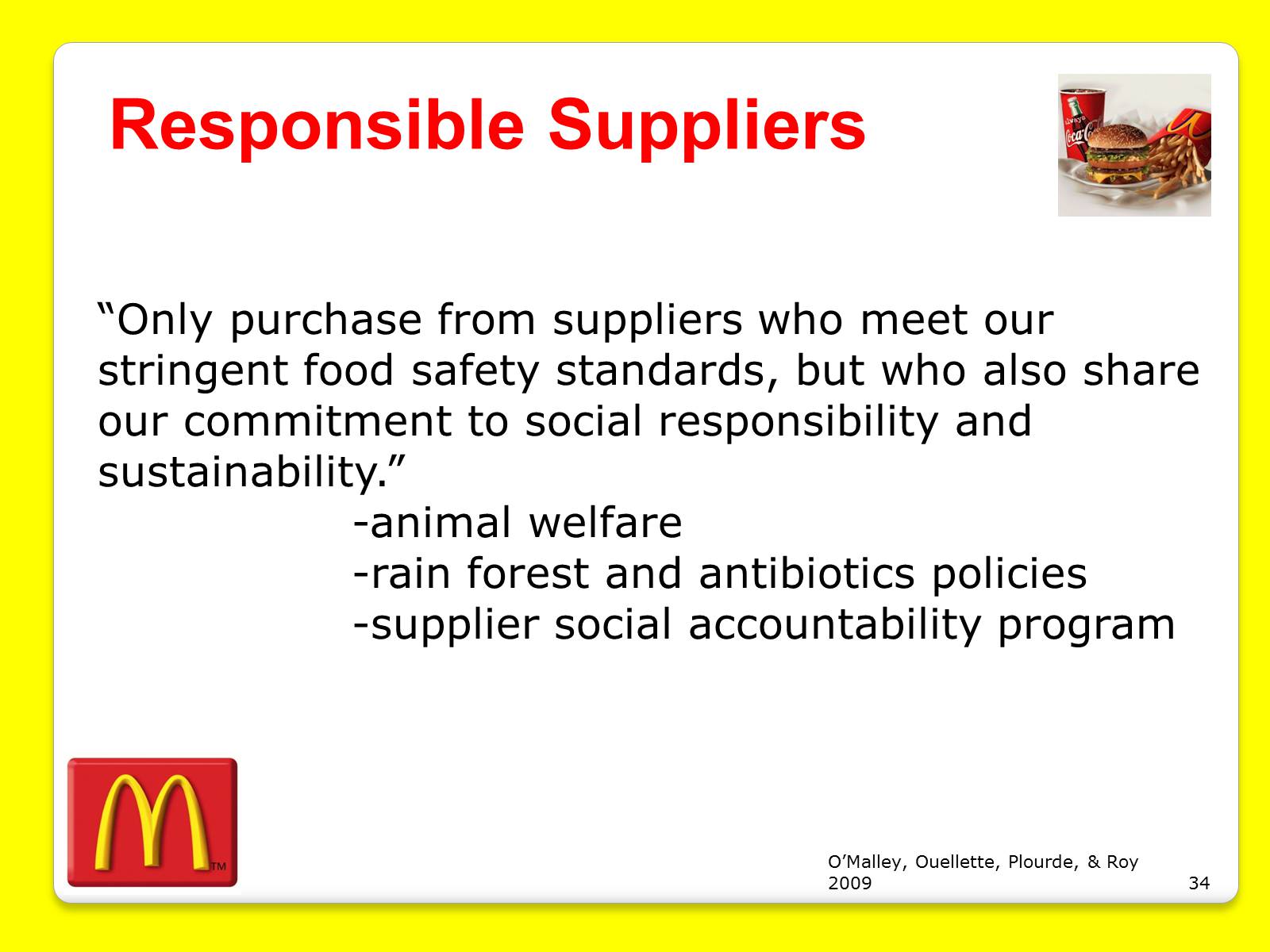 Презентація на тему «McDonald&#8217;s Corporation» - Слайд #34
