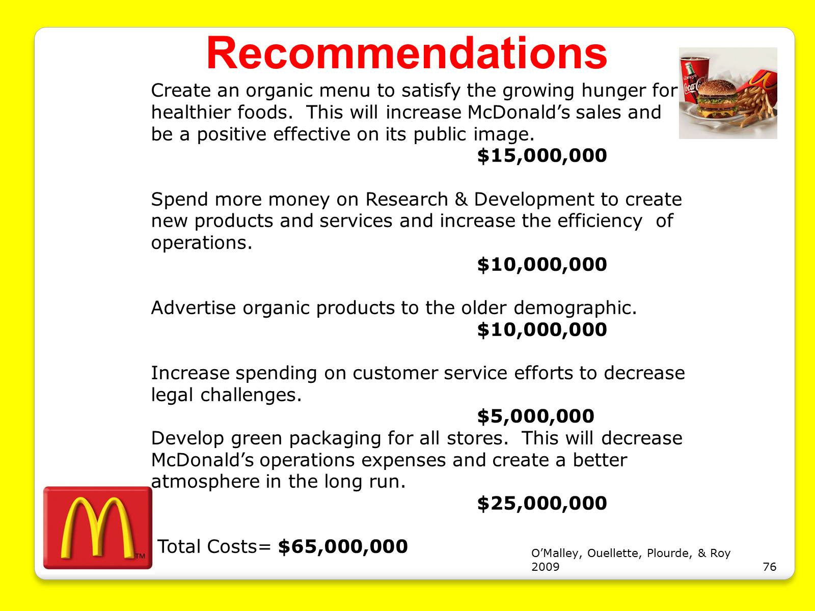 Презентація на тему «McDonald&#8217;s Corporation» - Слайд #76