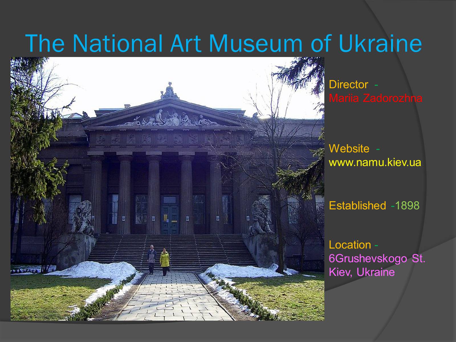 Презентація на тему «National museum of Art» - Слайд #2