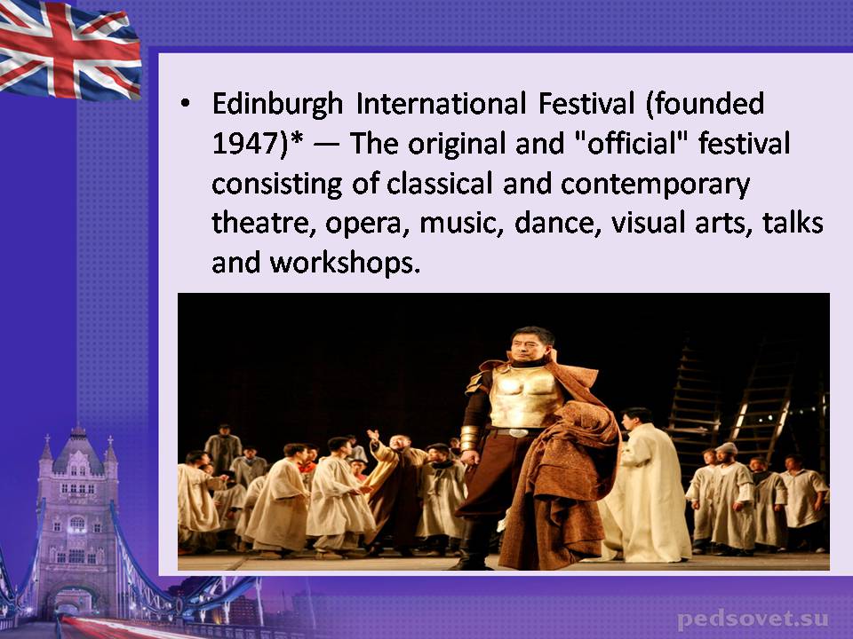 Презентація на тему «Edinburgh Festival» - Слайд #8