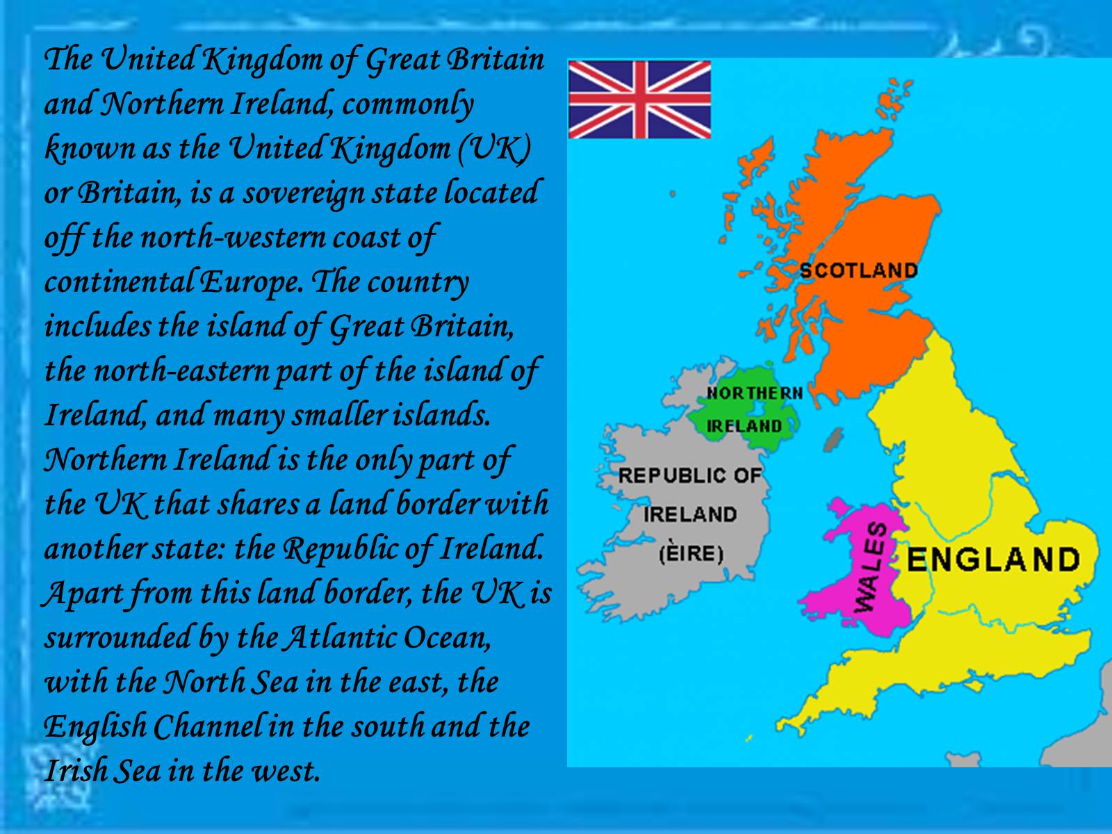 Презентація на тему «The United Kingdom of Great Britain and Northern Ireland» (варіант 2) - Слайд #2