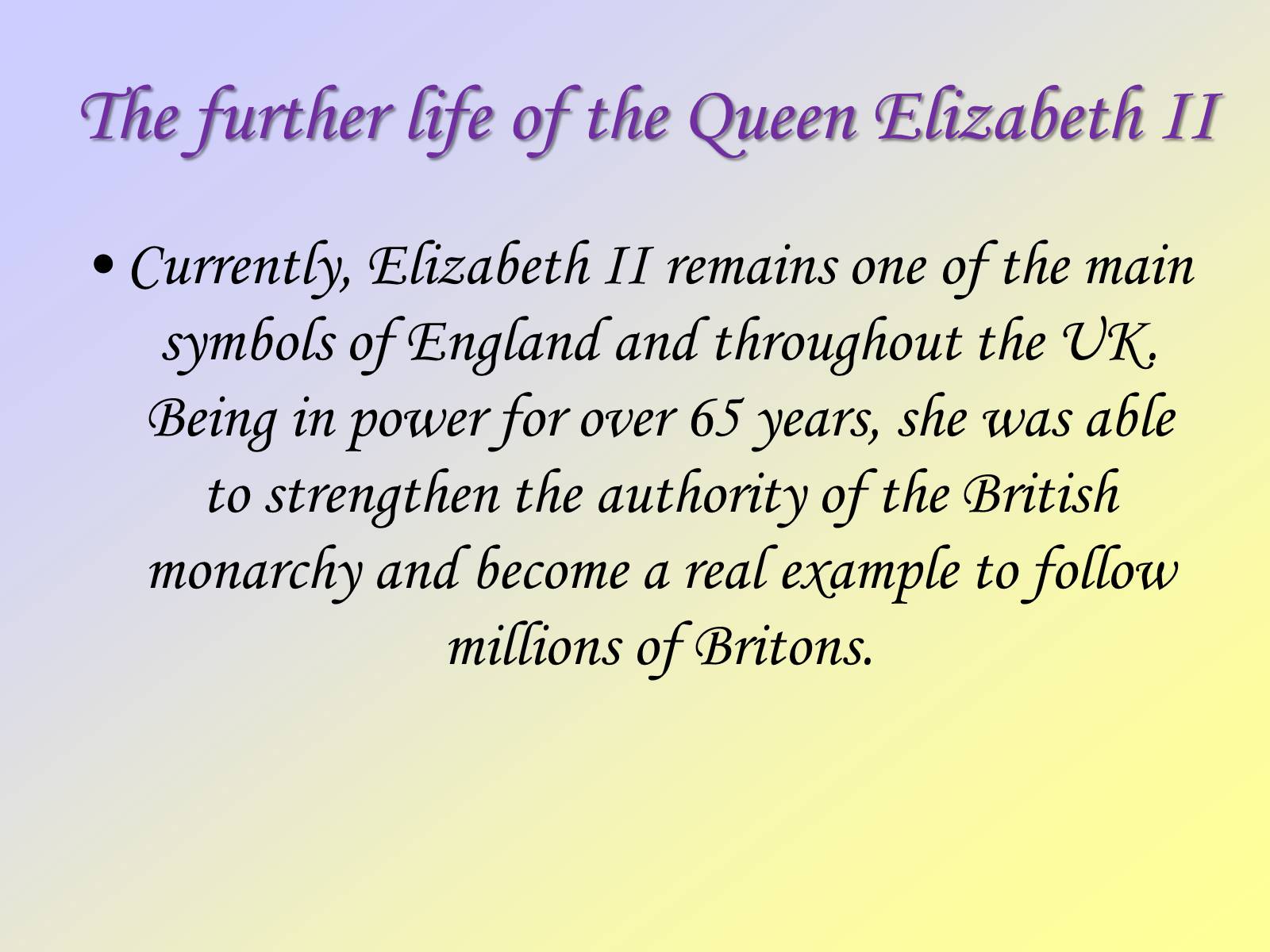 Презентація на тему «The British Monarchy» - Слайд #19