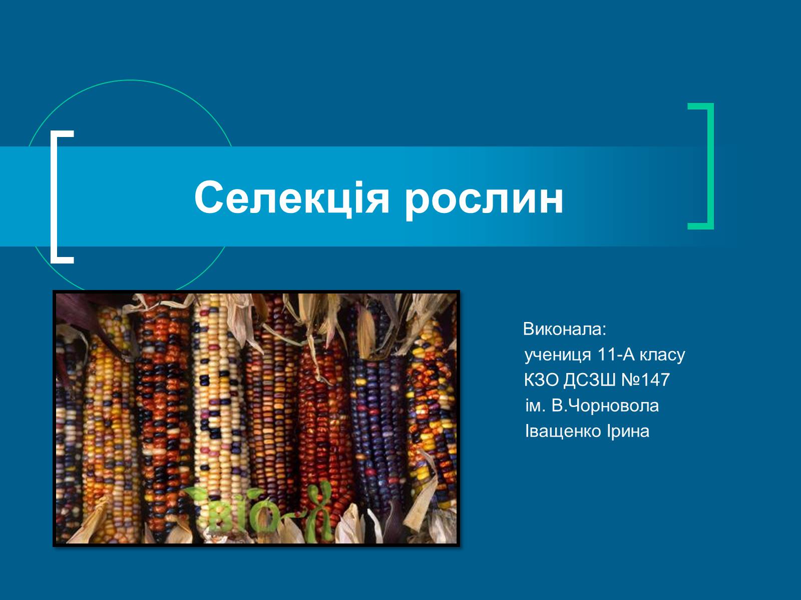 Презентація на тему «Селекція» (варіант 8) - Слайд #1