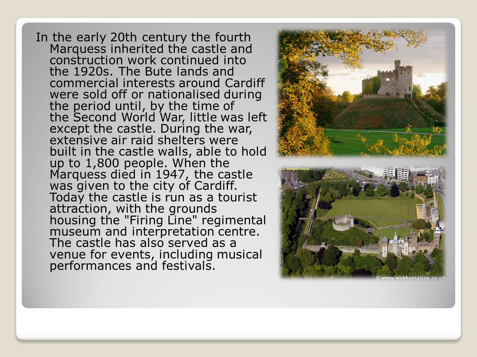 Презентація на тему «Cardiff Castle» - Слайд #4