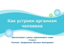 Презентація на тему «Как устроен организм человека»