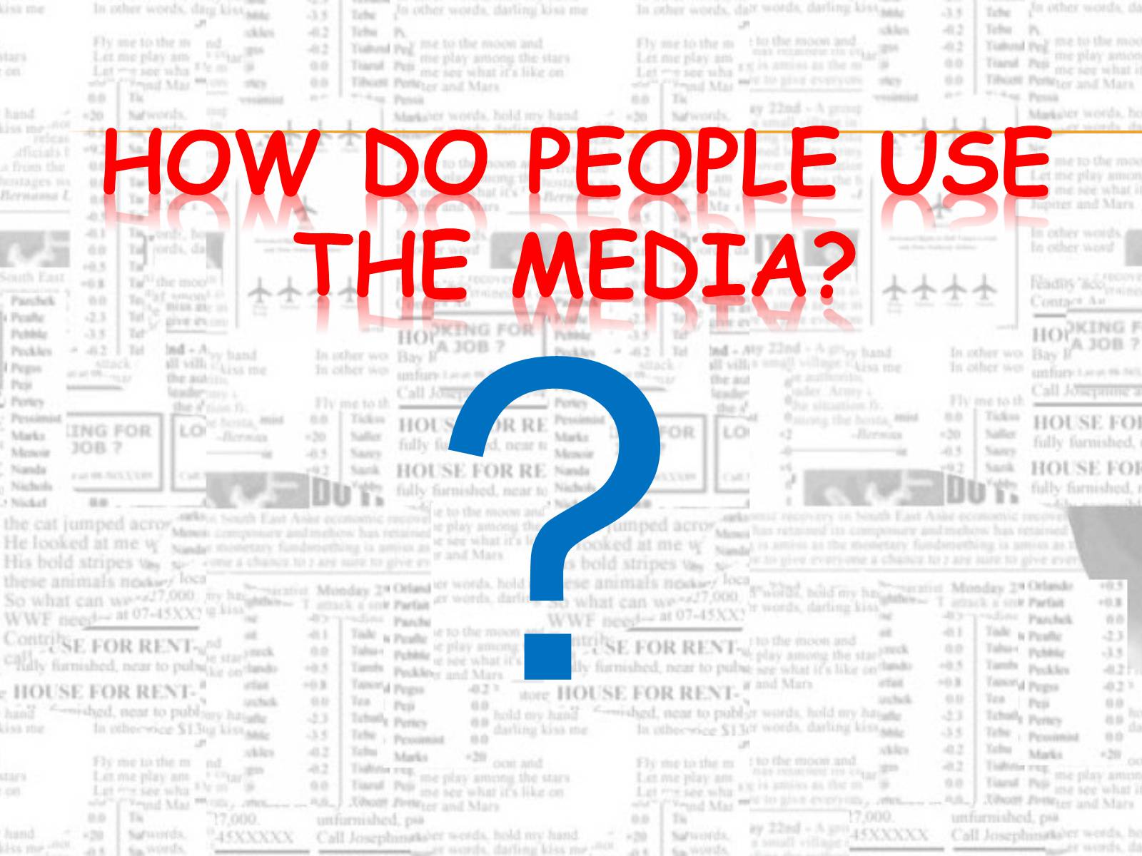 Презентація на тему «The mass media» - Слайд #4