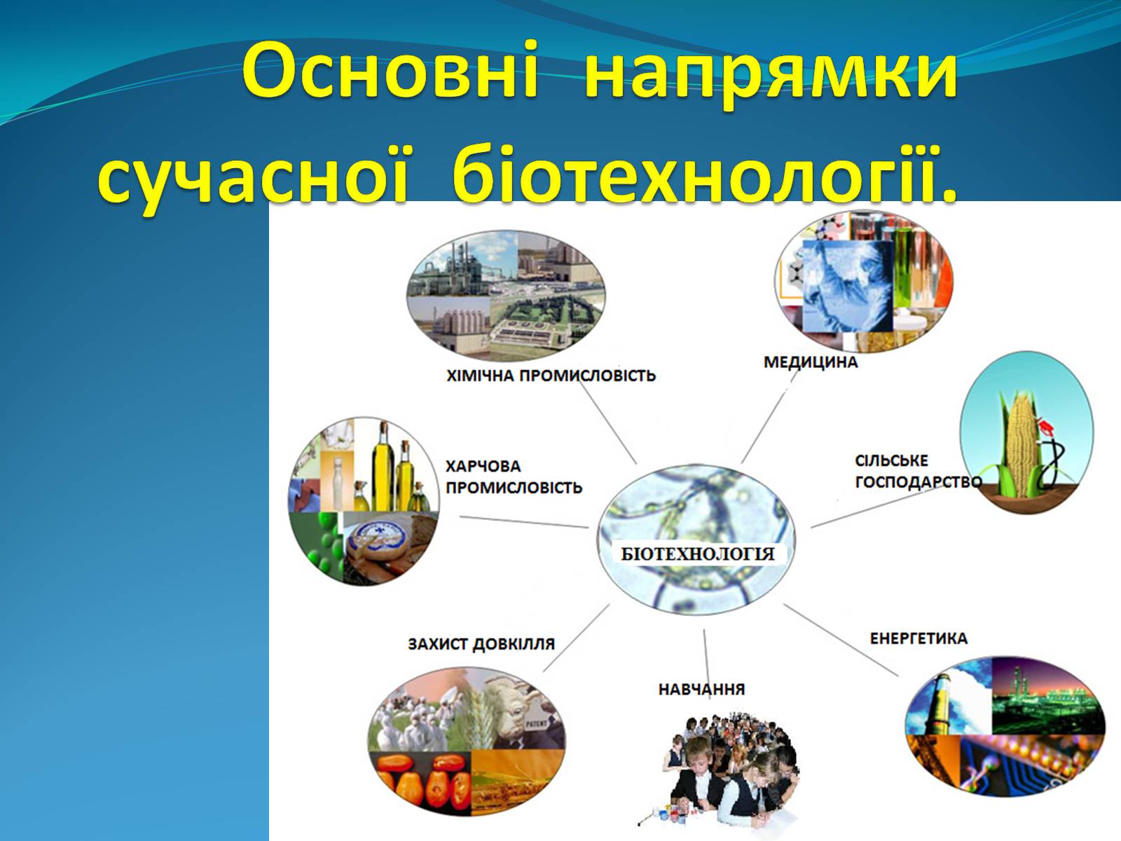 Презентація на тему «Основні напрямки сучасної біотехнології» (варіант 2) - Слайд #1