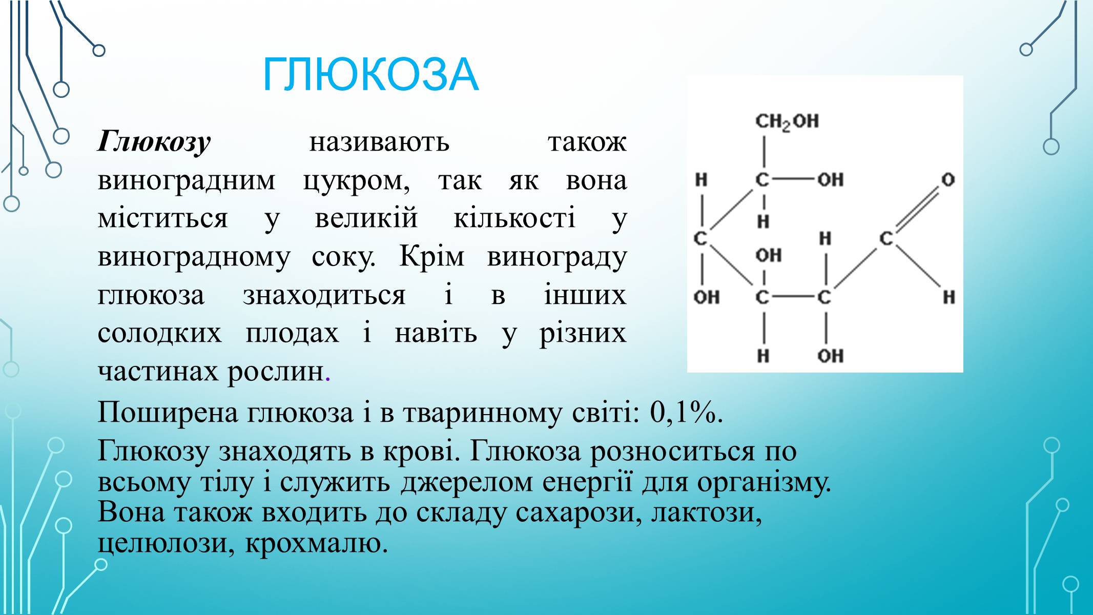 Презентація на тему «Вуглеводи як компоненти їжі, їх роль у житті людини» (варіант 29) - Слайд #6