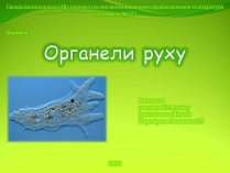 Презентація на тему «Органели руху»