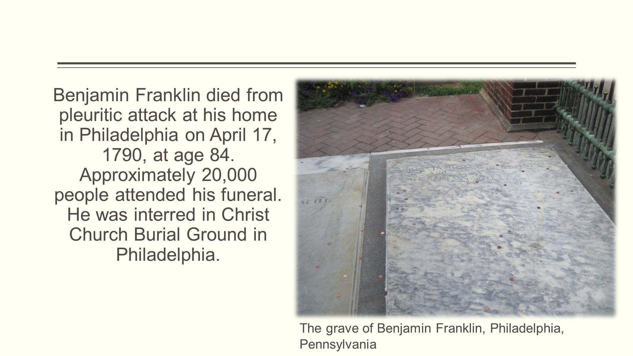 Презентація на тему «Benjamin Franklin» (варіант 1) - Слайд #20