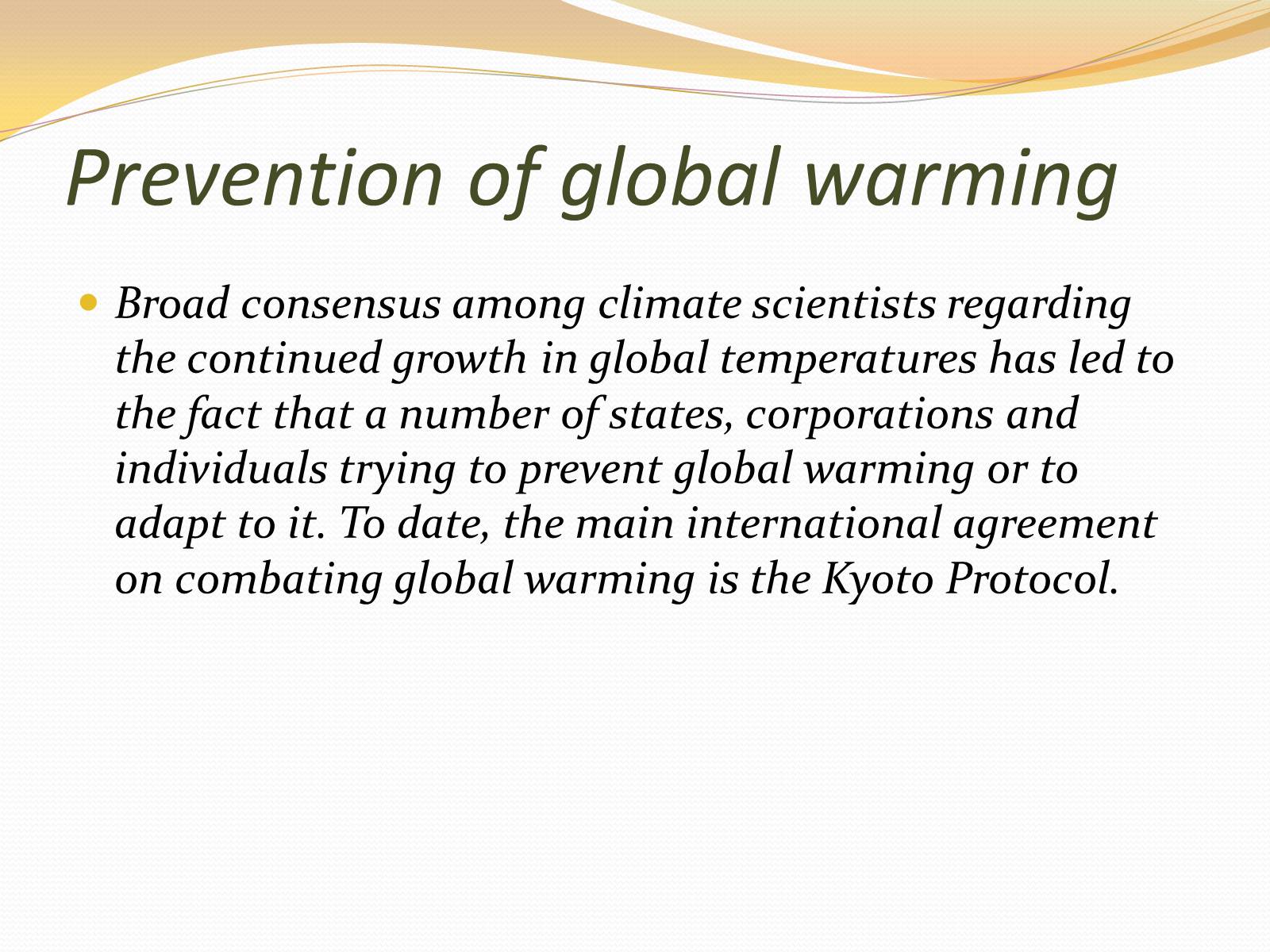 Презентація на тему «Project work on Global Warming» - Слайд #11