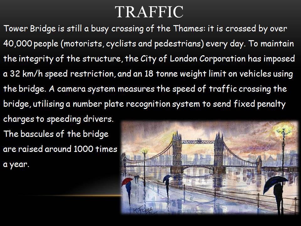 Презентація на тему «The Tower Bridge» - Слайд #6