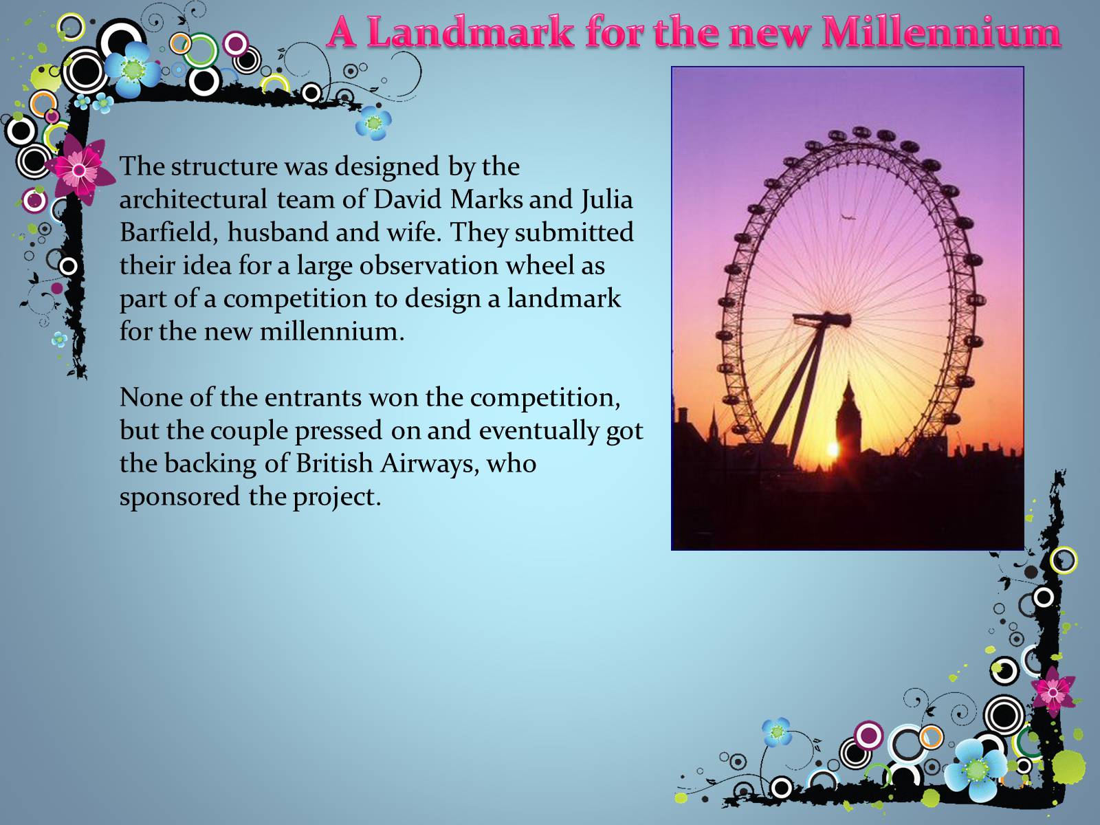 Презентація на тему «London Eye» - Слайд #4