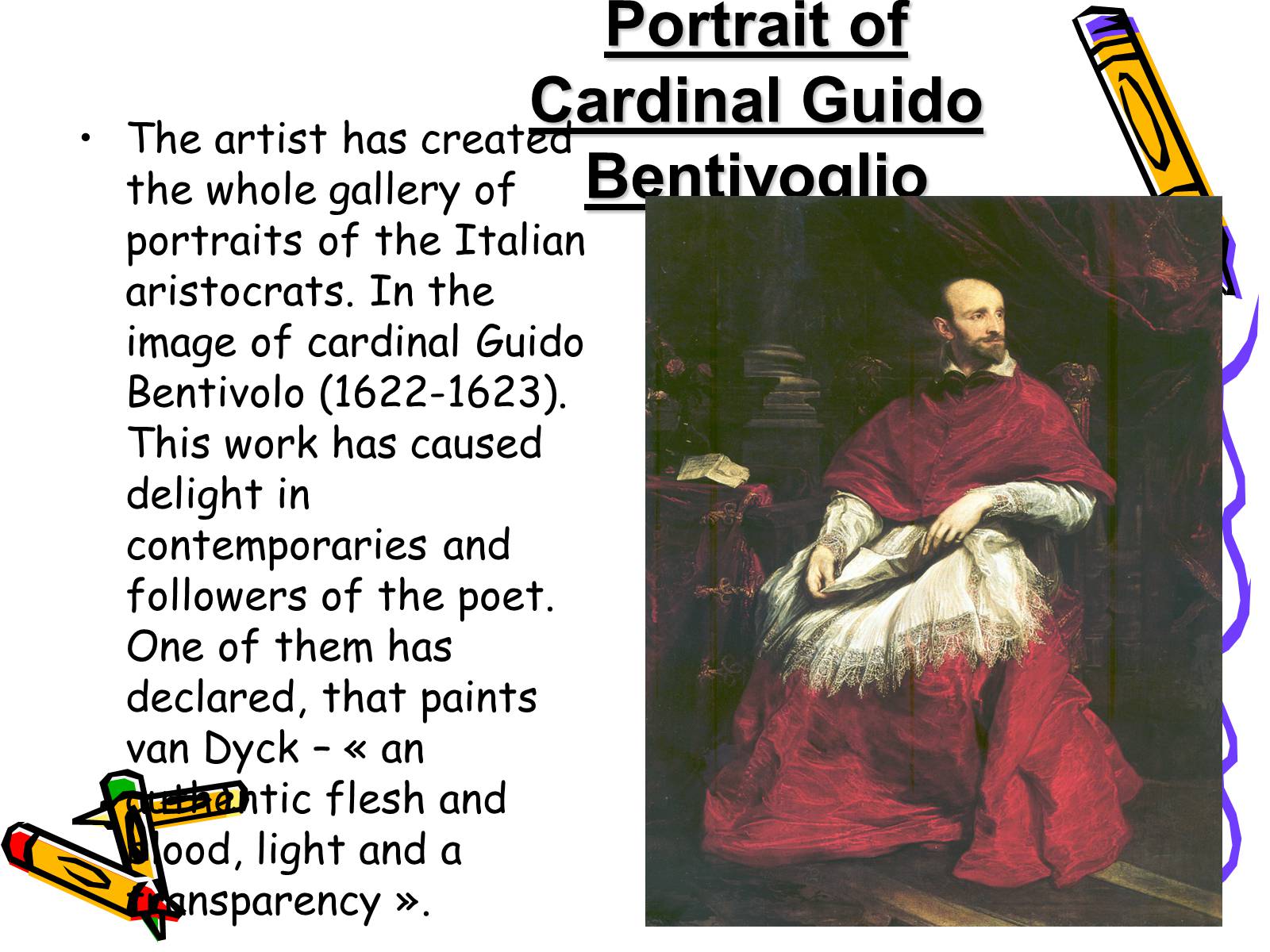 Презентація на тему «Famous English painter Anthony van Dyck» - Слайд #5