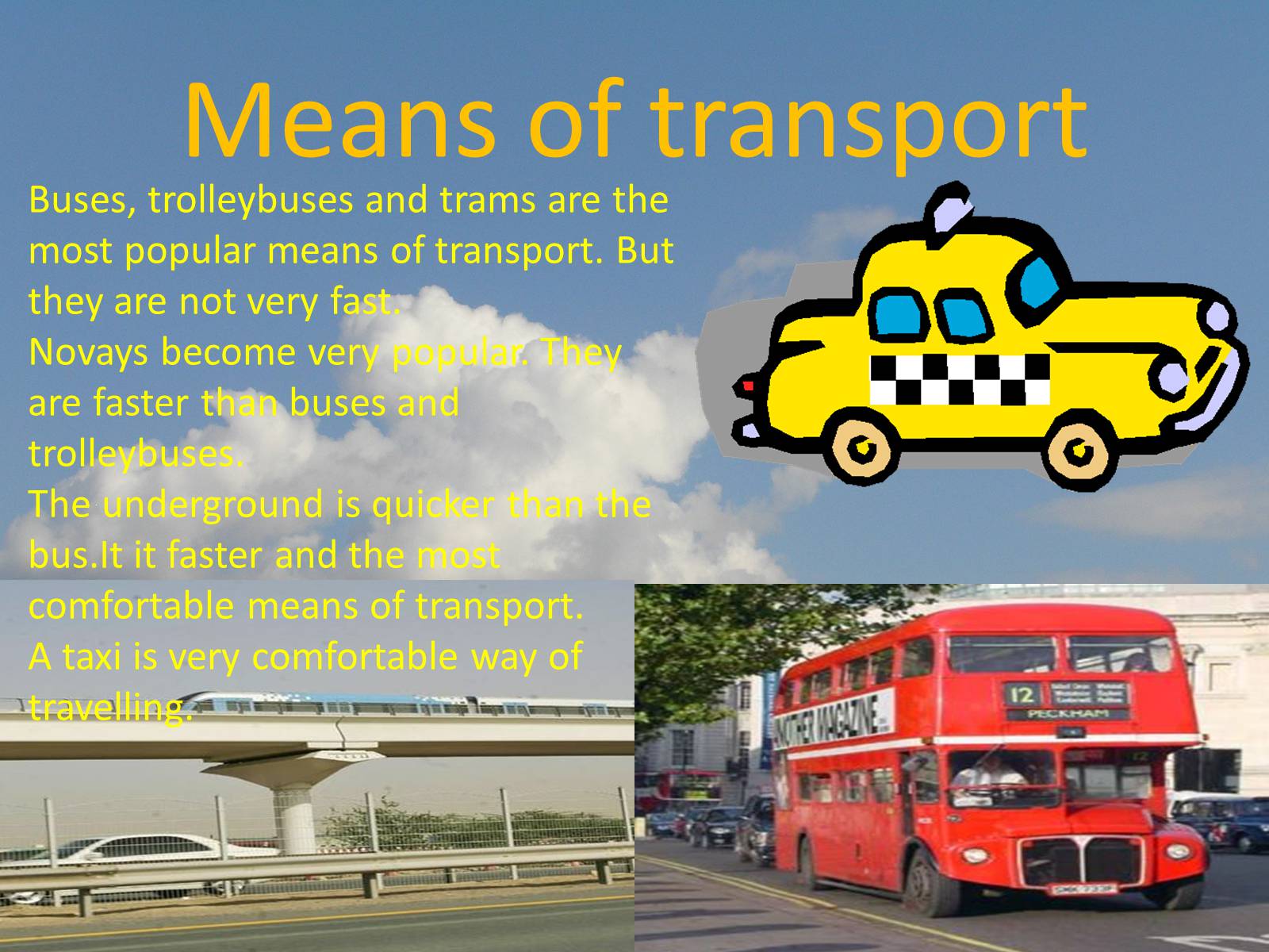 Презентація на тему «Means of transport» - Слайд #3