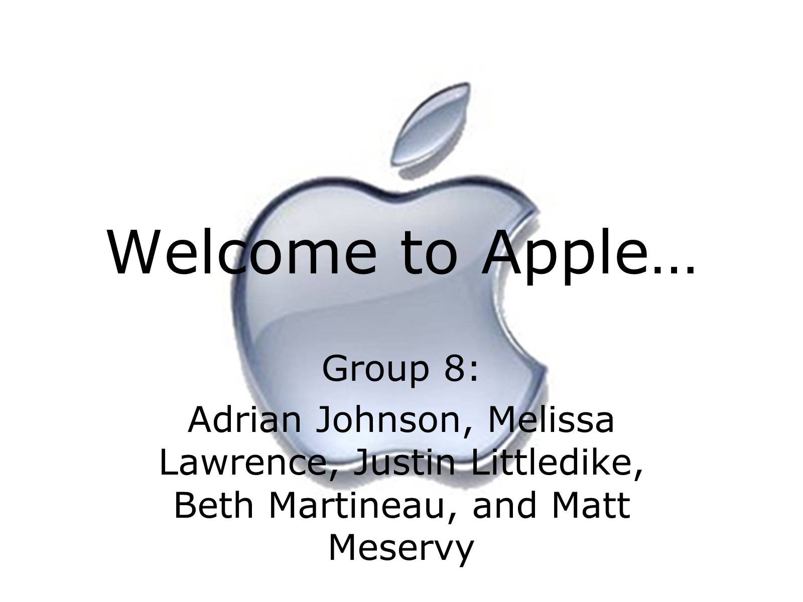 Презентація на тему «Welcome to Apple…» - Слайд #1