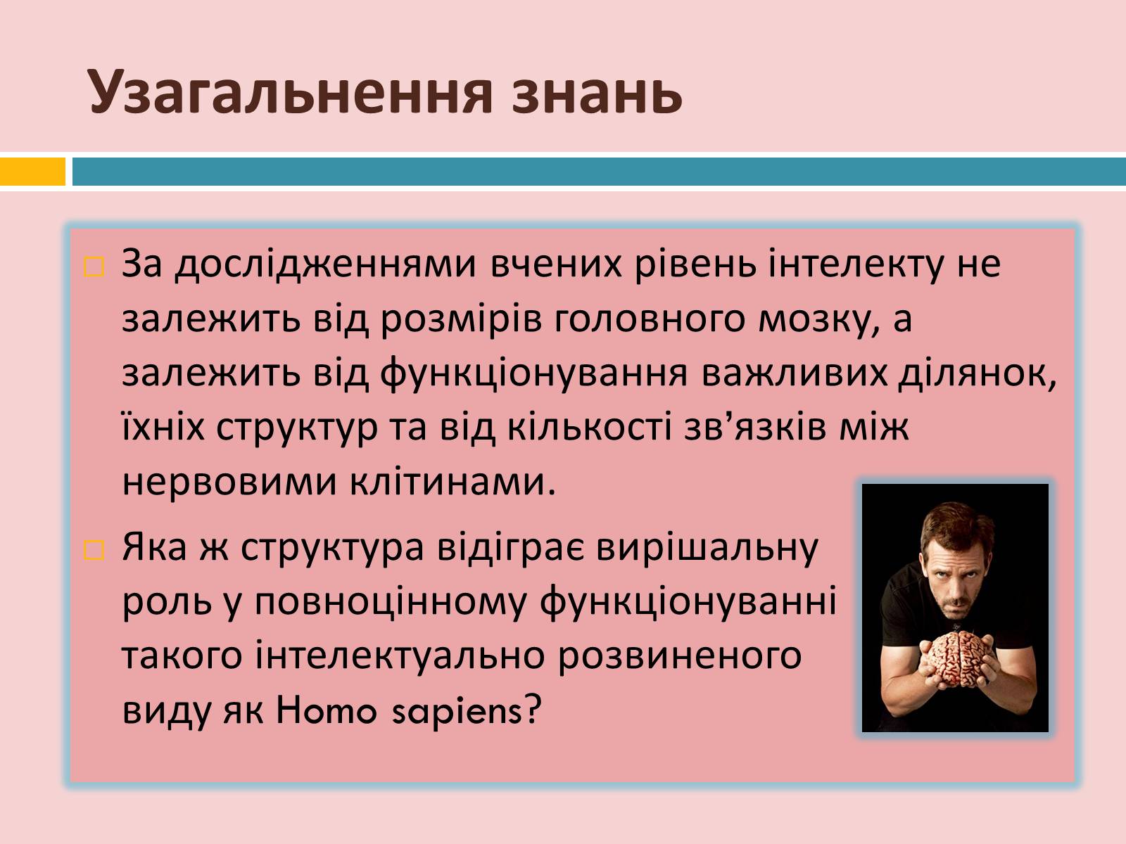 Презентація на тему «Головний мозок» (варіант 2) - Слайд #33