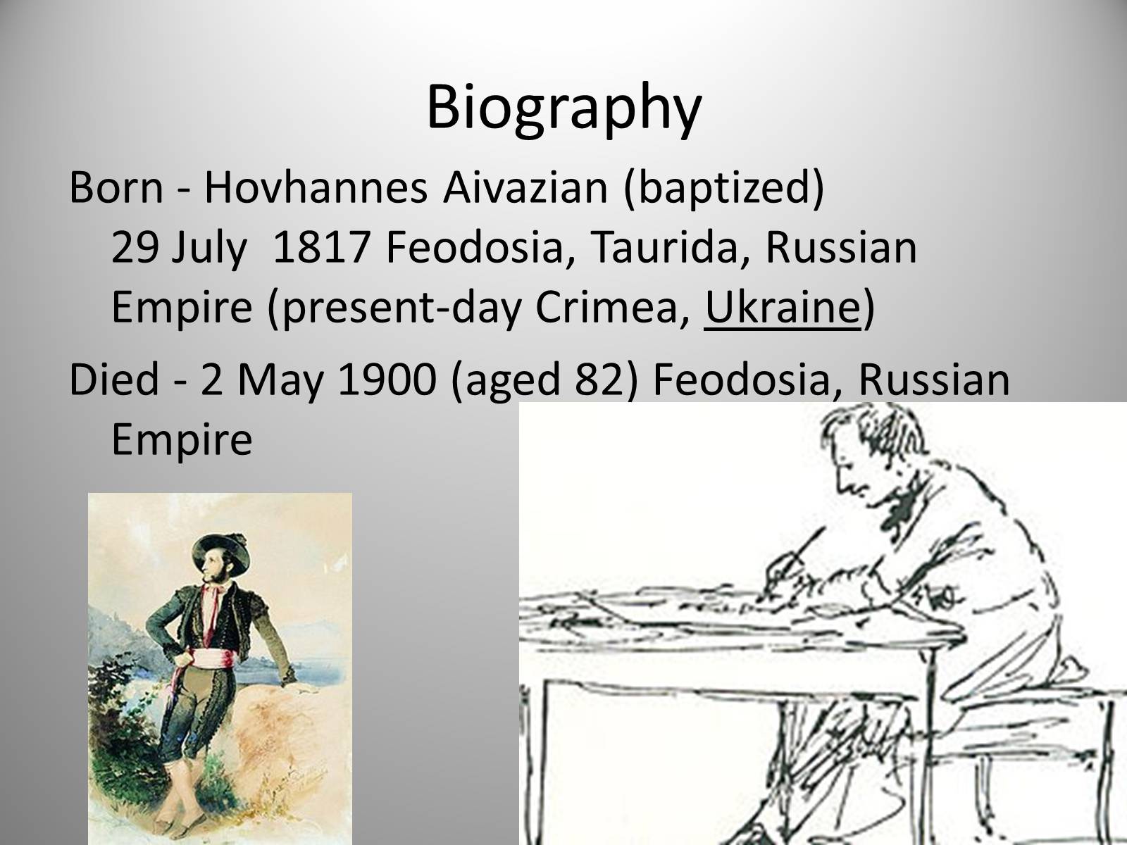 Презентація на тему «Ivan Aivazovsky» (варіант 1) - Слайд #2