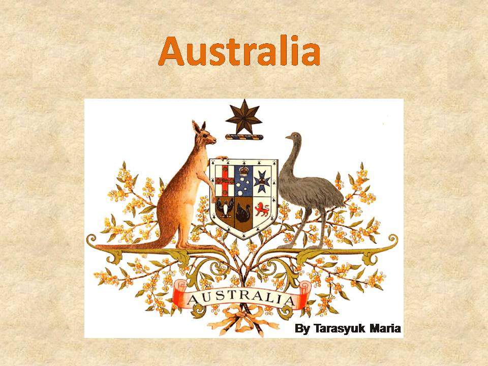 Презентація на тему «Australia» (варіант 11) - Слайд #1
