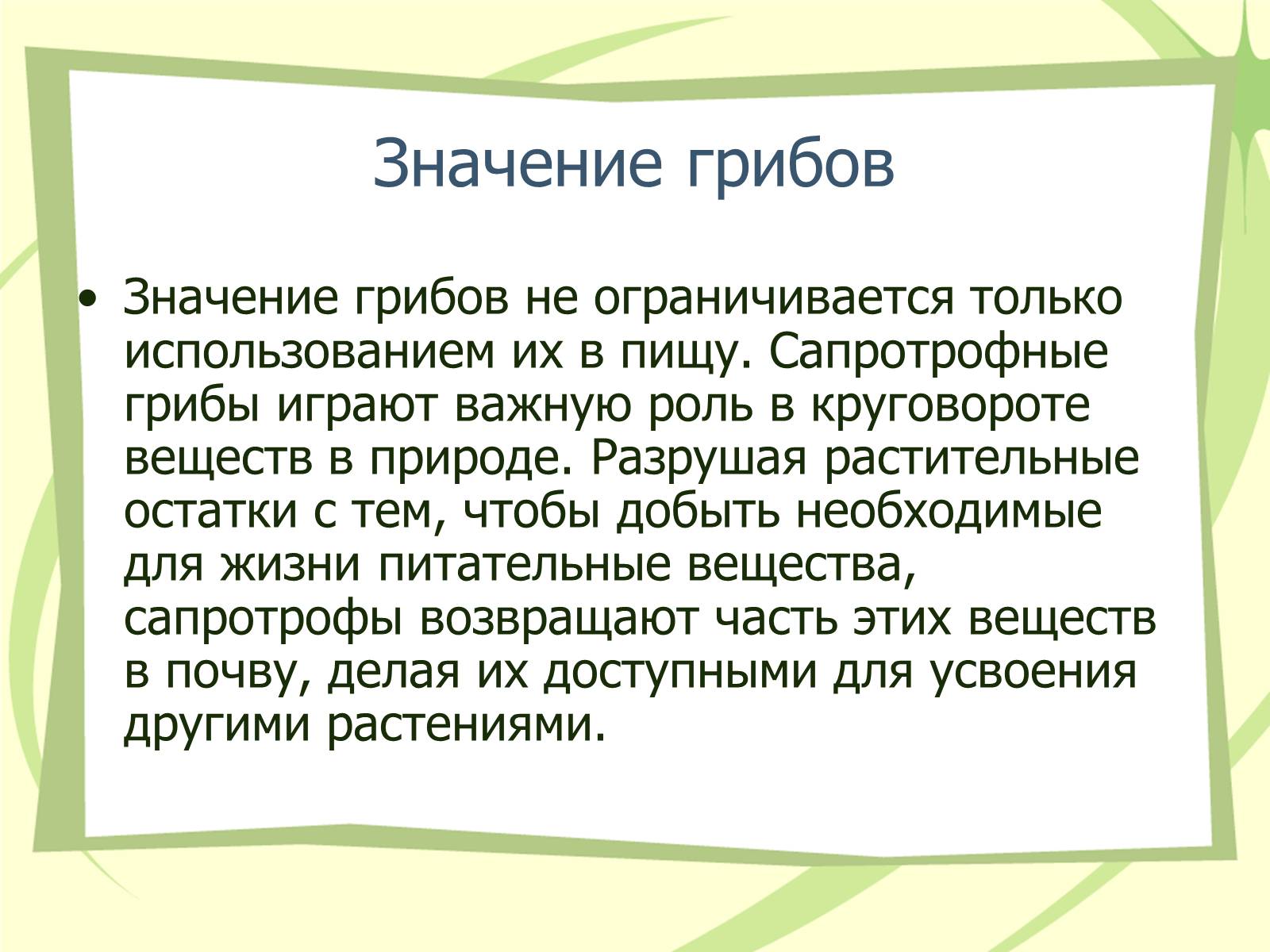 Презентація на тему «Грибы» - Слайд #10