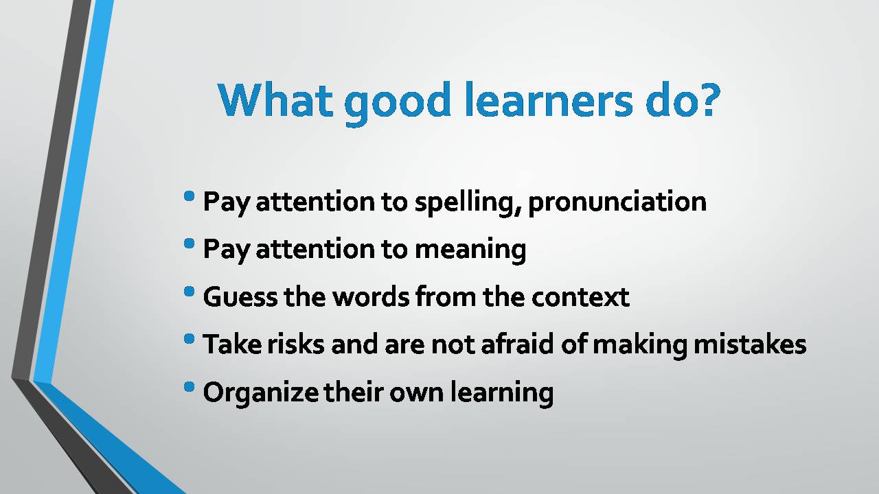 Презентація на тему «How to be a good vocabulary learner» - Слайд #2