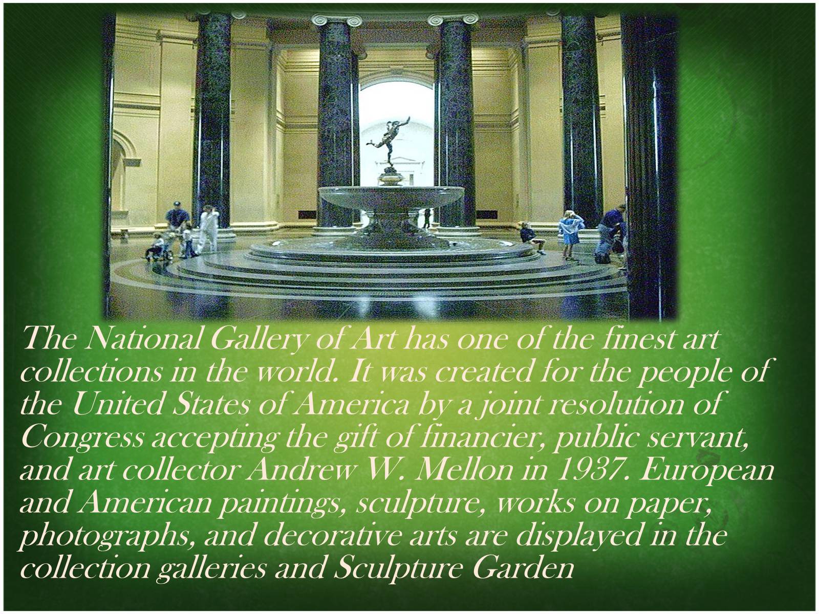 Презентація на тему «National Gallery of Art» (варіант 1) - Слайд #6